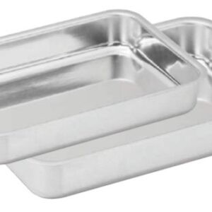 cj. 5 peças assadeiras retangular alta