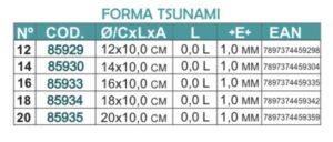 cj. 5 peças assadeiras retangular alta