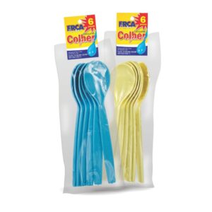 cj. 6 peças colher infantil