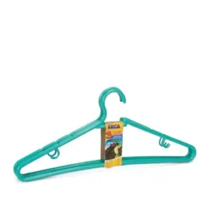 cj. 3 peças cabide colorido erca